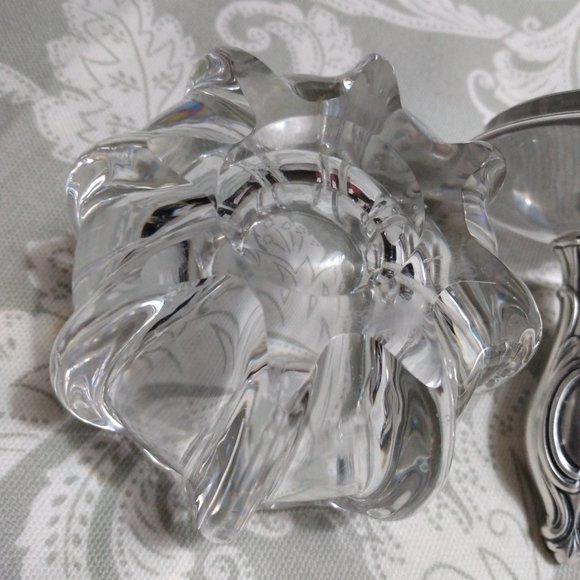 International Sterling Crystal Vanity Jar - Picture 10 of 14